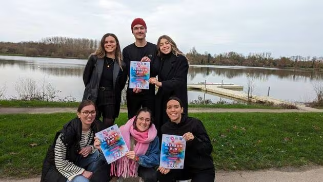 Les étudiants de l'EDNH de Nantes organisent une Rainbow Run